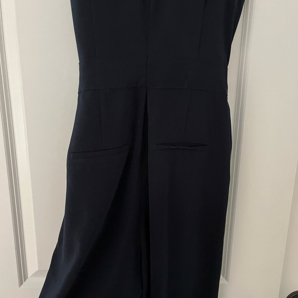 H & M Navy Blue Cropped Jumpsuit Size 8 - Picture 10 of 10